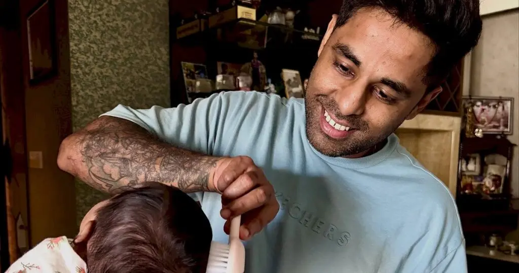 Suryakumar Yadav Celebrates Fatherhood and 10th Anniversary