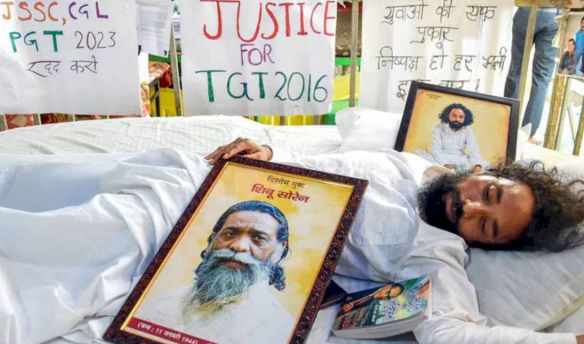 Jharkhand exam protest enters Day 13 as students seek talks