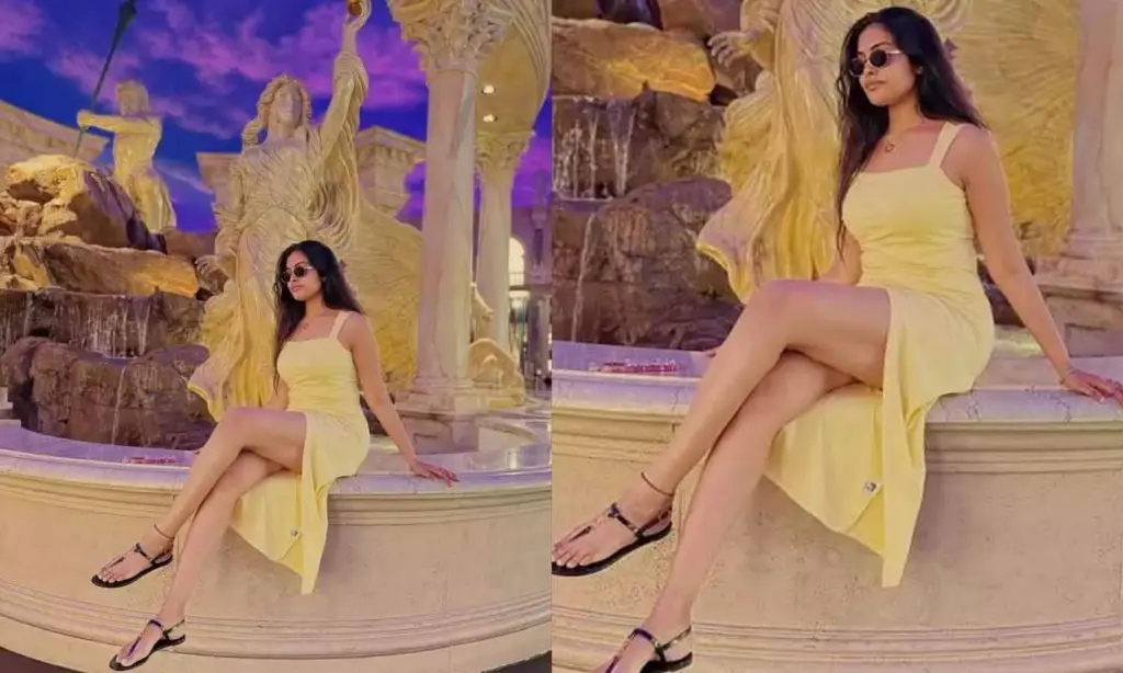Divi Vadthya posts vacation photos in pastel yellow dress