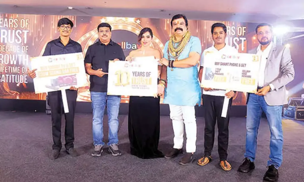 Subhashree Rayaguru marks Cellbay's 10 years in Hyderabad