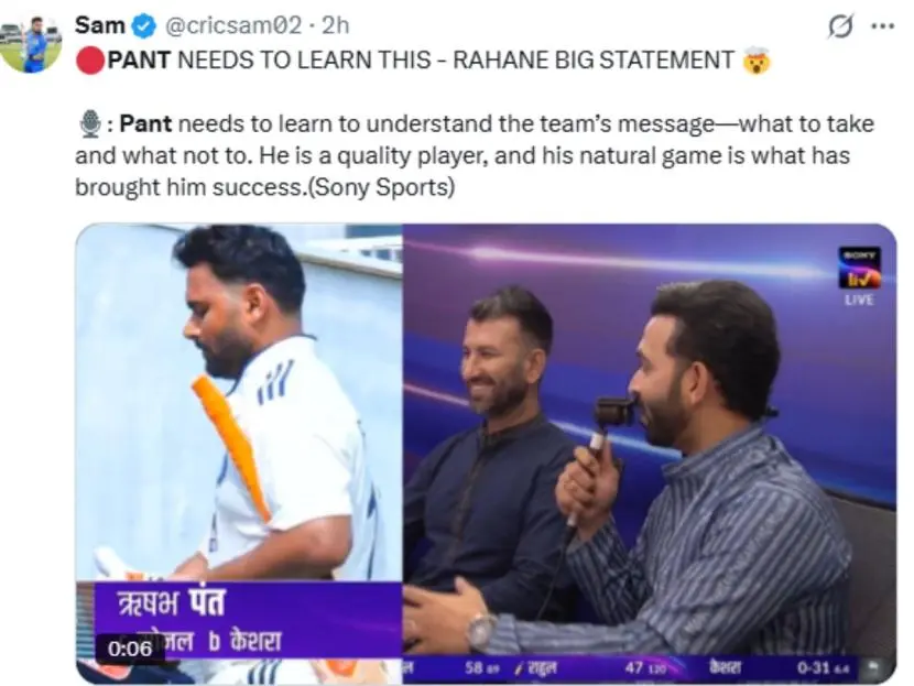 Pant under fire after another poor dismissal in Galle Test