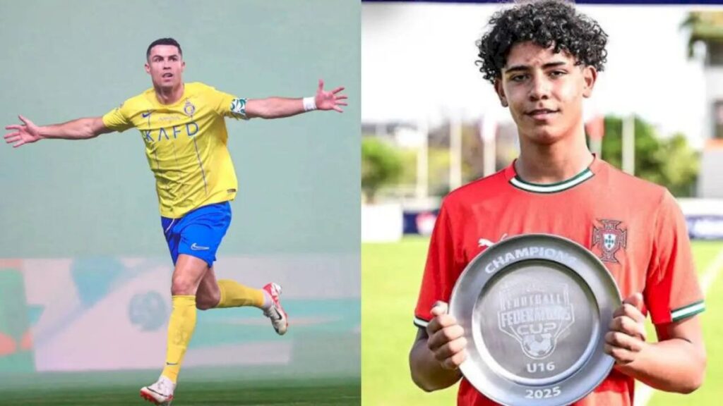 Ronaldo Backs Son to Surpass Him, Says Hunger Is the Test