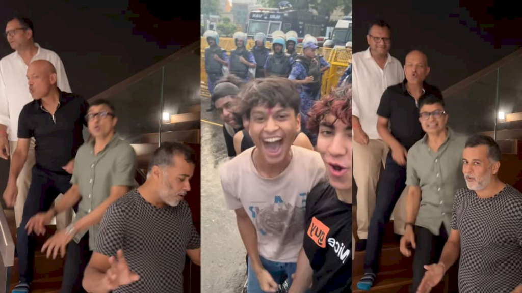 Chetan Bhagat Recreates Viral Gen Z Reel With Friends