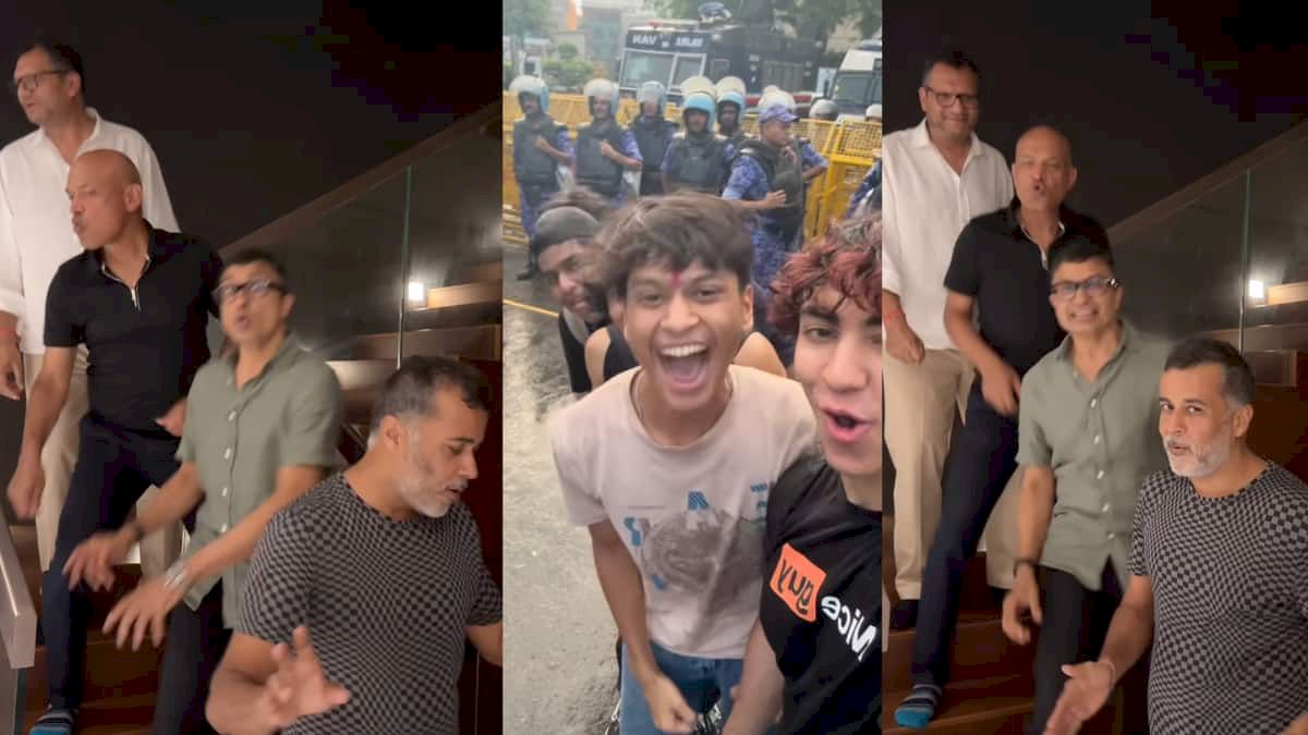 Chetan Bhagat Recreates Viral Gen Z Reel With Friends
