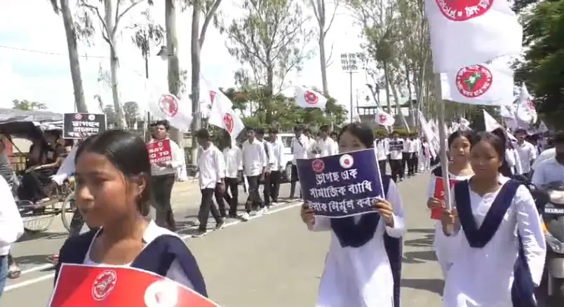Hundreds rally in Jorhat, demand crackdown on drug abuse