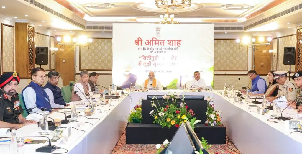 Amit Shah pushes triangular security grid for Chicken's Neck corridor