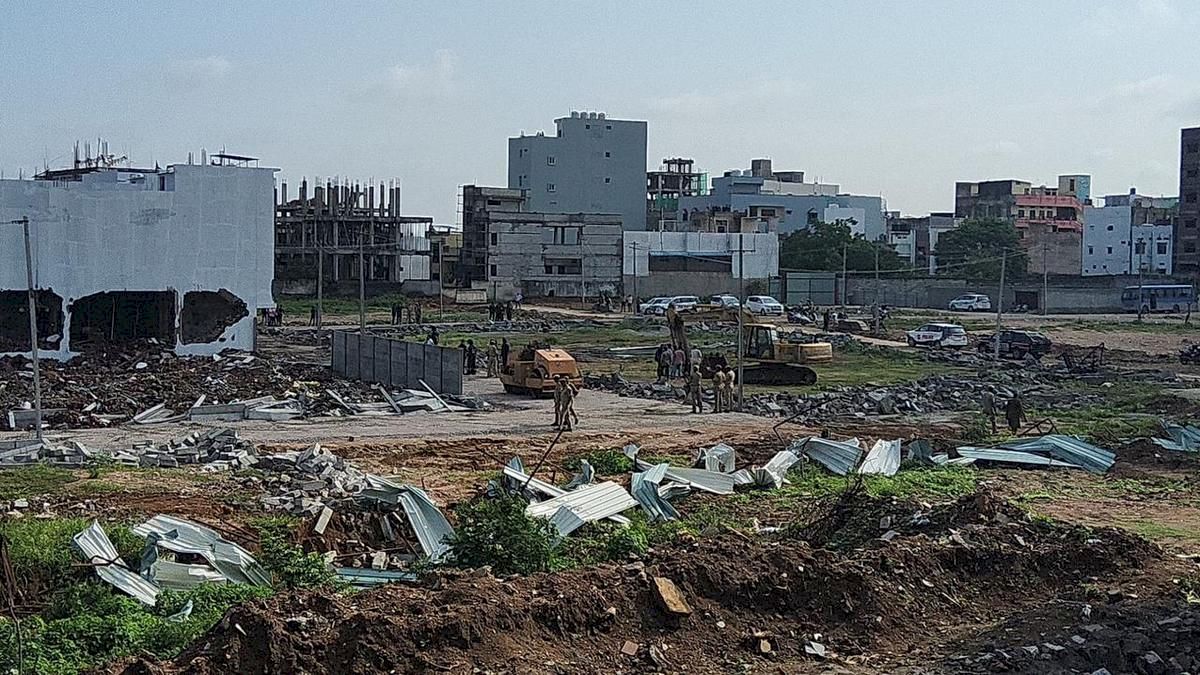 HYDRAA reclaims 10 acres from encroachments at Hyderabad lake