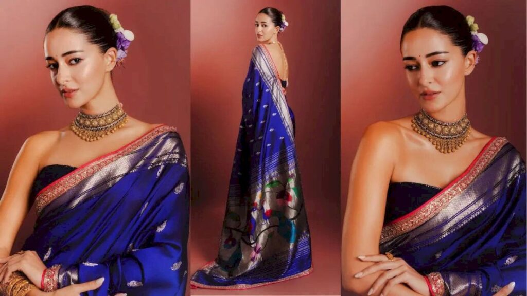 Ananya Panday’s Paithani Saree Brings Handloom Craft Into Focus