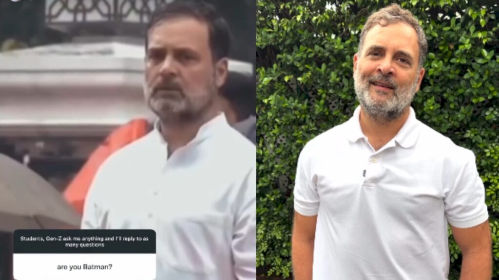 Rahul Gandhi Joins Batman Meme During Instagram Q&A