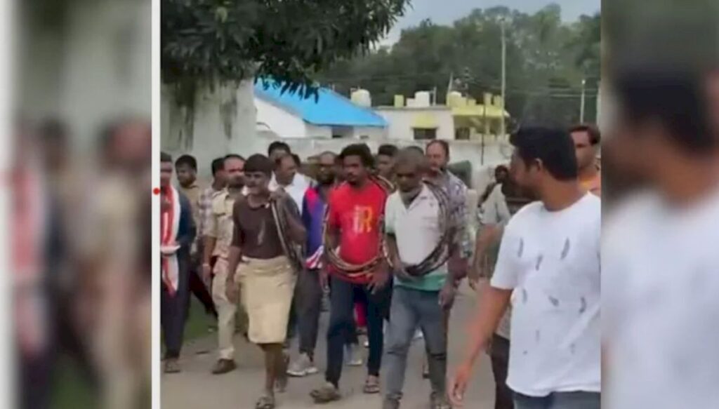 Three youths paraded and beaten over cable theft suspicion in MP
