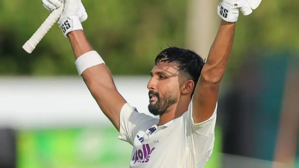 Devdutt Padikkal scores maiden Test century on day one