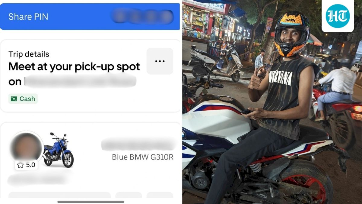 Mumbai founder meets engineering graduate driving Uber on BMW bike