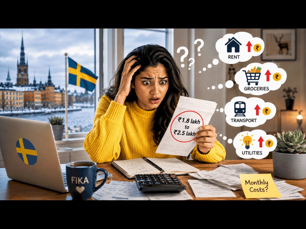 Living in Sweden may cost Rs 1.8 lakh to Rs 2.5 lakh monthly