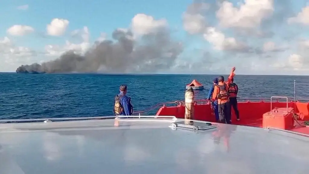 One dead, 172 rescued after Bali ferry catches fire