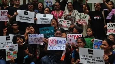 Thane residents protest Amazon data centre over water, power fears