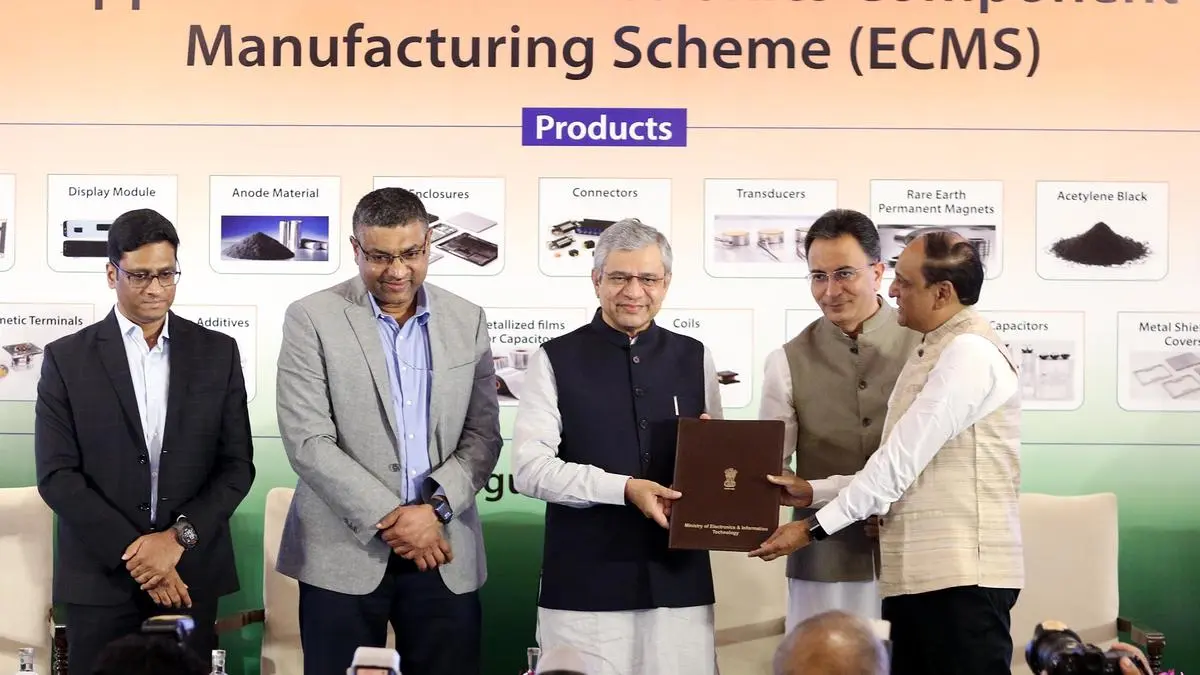 Centre clears Rs 7,877 cr electronics component projects
