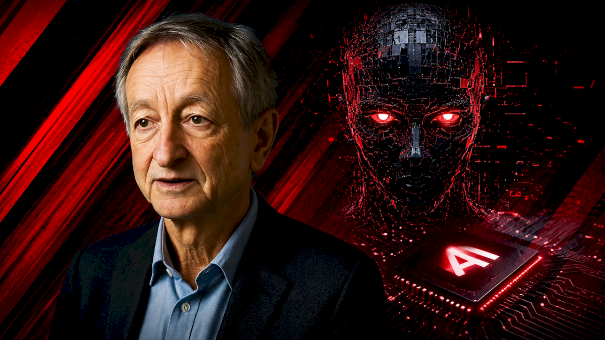 Geoffrey Hinton Warns Smarter AI Could Escape Human Control