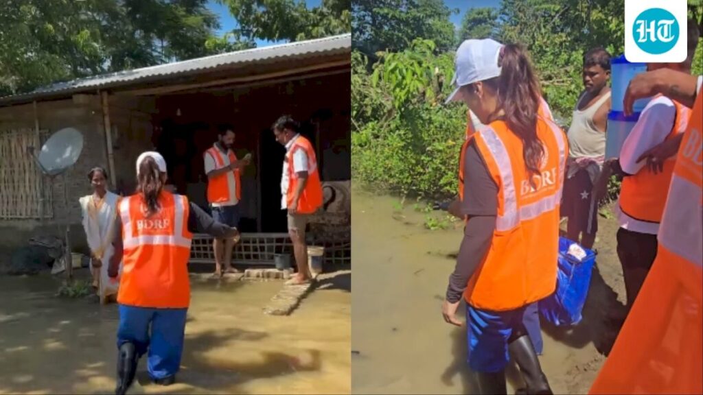 Bhumi Pednekar joins Randeep Hooda in Assam flood relief