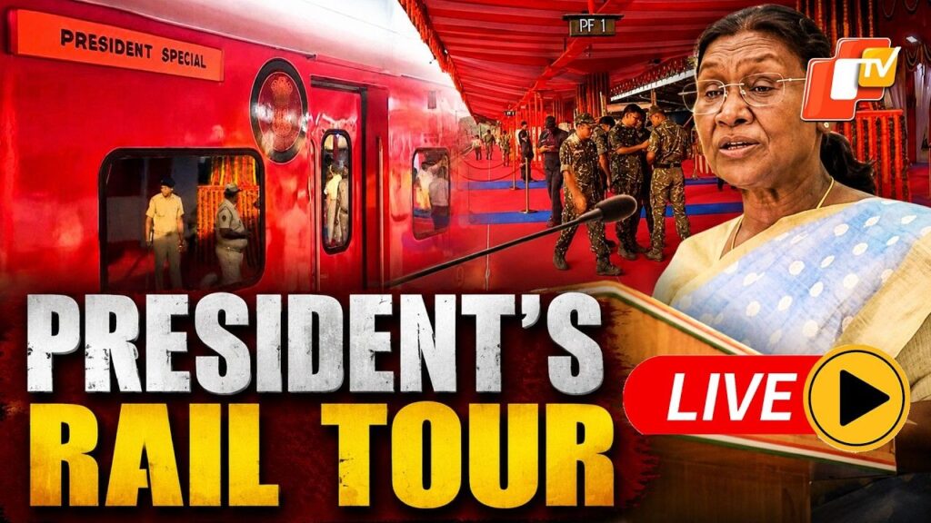 🔴LIVE | President Murmu’s Rail Journey Grabs Attention; Special Train Reaches Bhubaneswar | OTV