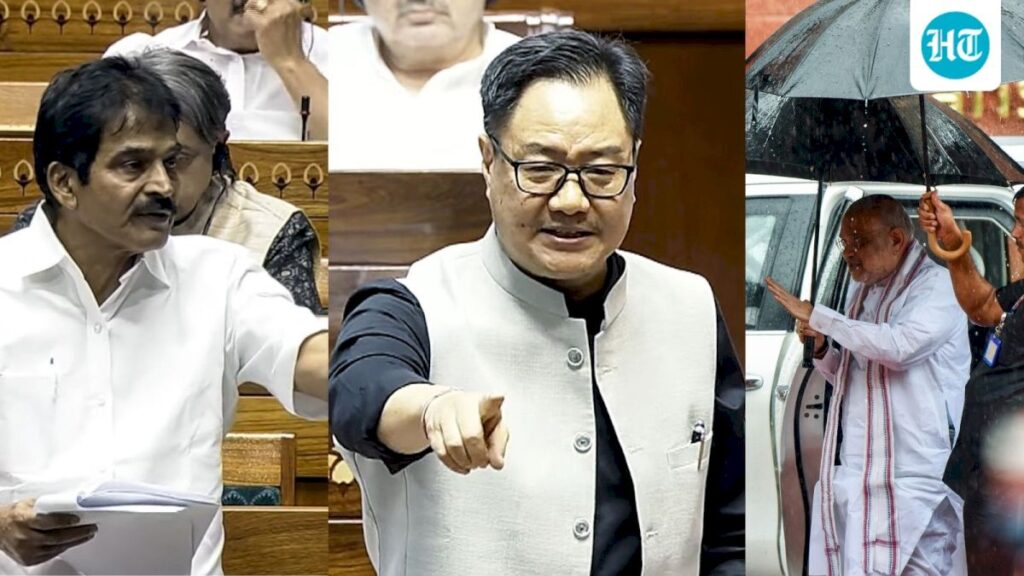 Oppn ‘can’t decide’ on ministers, Rijiju tells House; Venugopal calls it ‘joke’