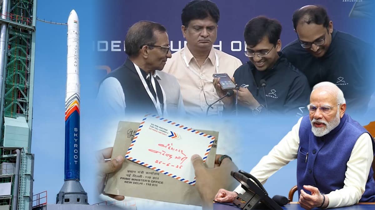 Prime Minister Narendra Modi explains sending Vande Mataram postcard into space