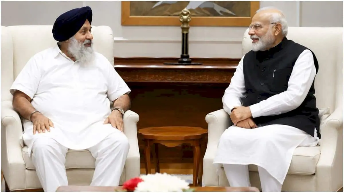 Sukhbir Badal meets PM Modi, sparks BJP-SAD alliance buzz ahead of Punjab polls