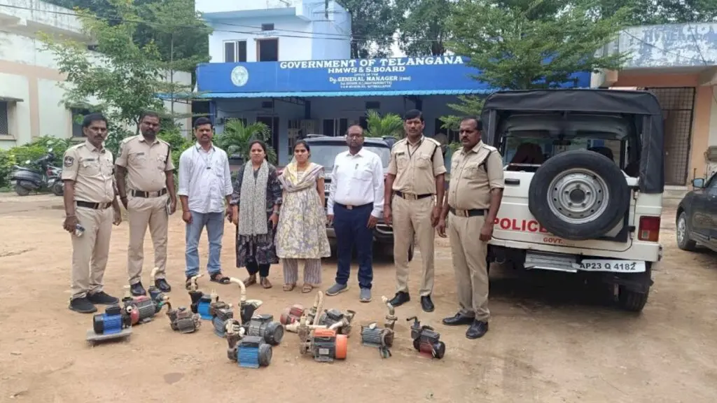 HMWSSB seizes 7 illegal motors in Hyderabad localities