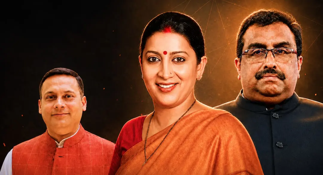 Smriti Irani, Ram Madhav return in BJP’s new 65-member team