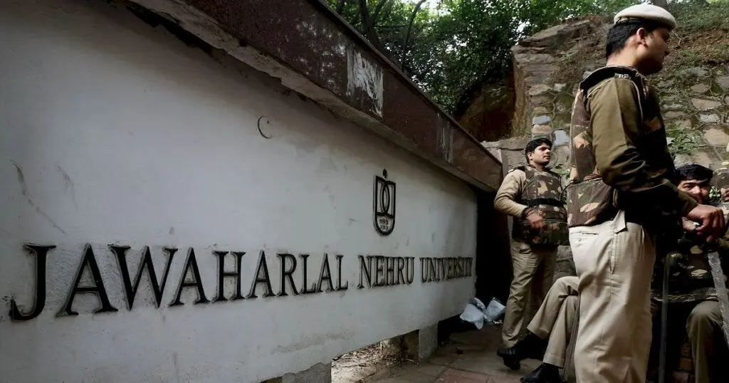 JNUSU protest cancels ISKCON event at JNU library