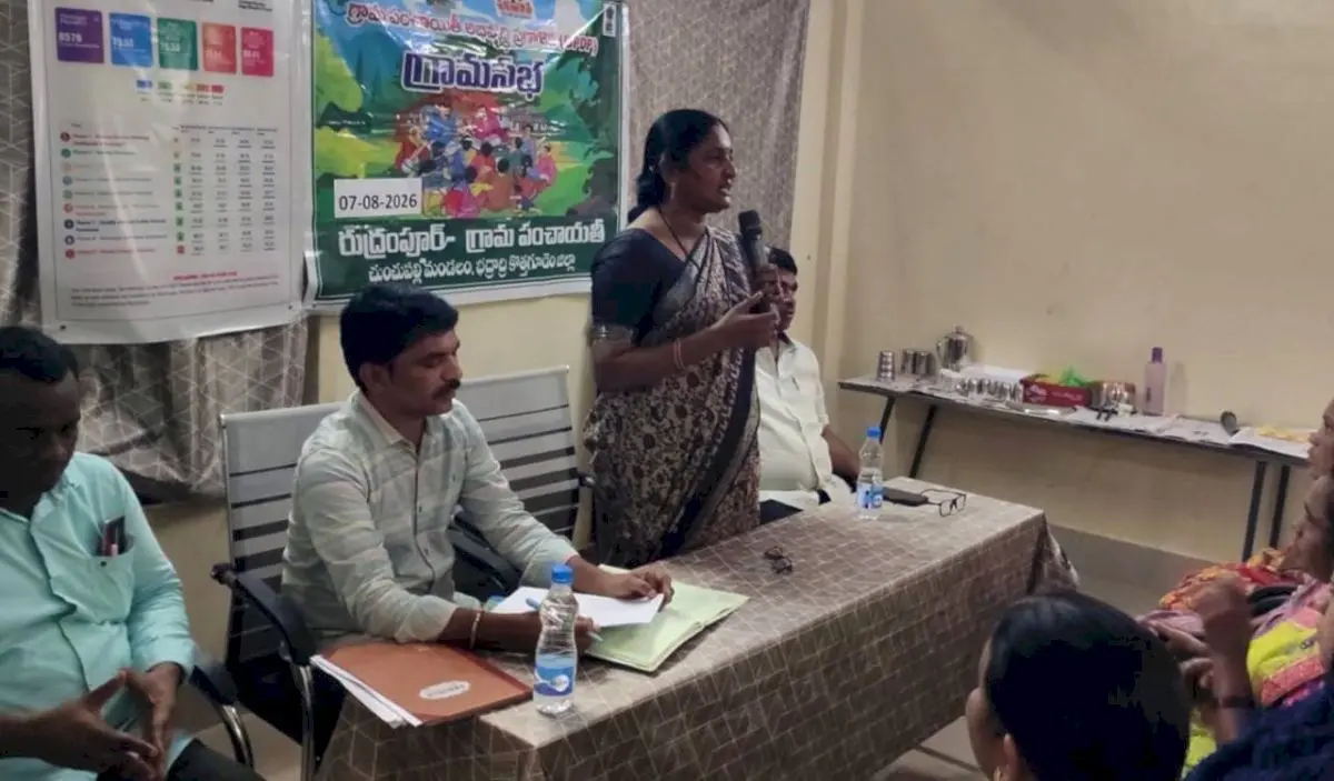 Kothagudem sarpanch says officials blocking Rudrampur development