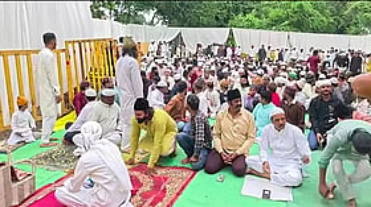 Friday Namaz Held Peacefully Near Bhojshala In MP's Dhar Amid Tight Security