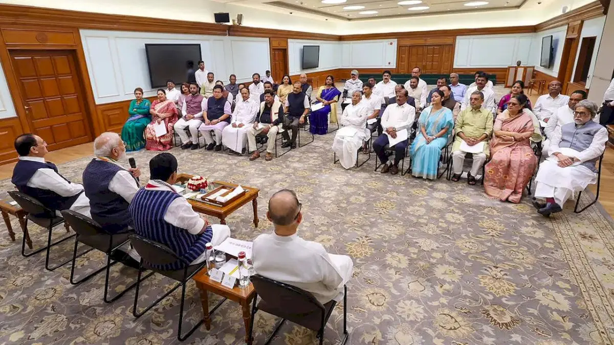 PM Modi tells NDA MPs: don't remain confined to Lutyens Delhi