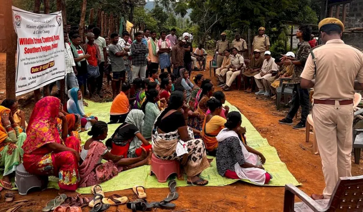 WCCB holds anti-poaching awareness drive in Cherla Range