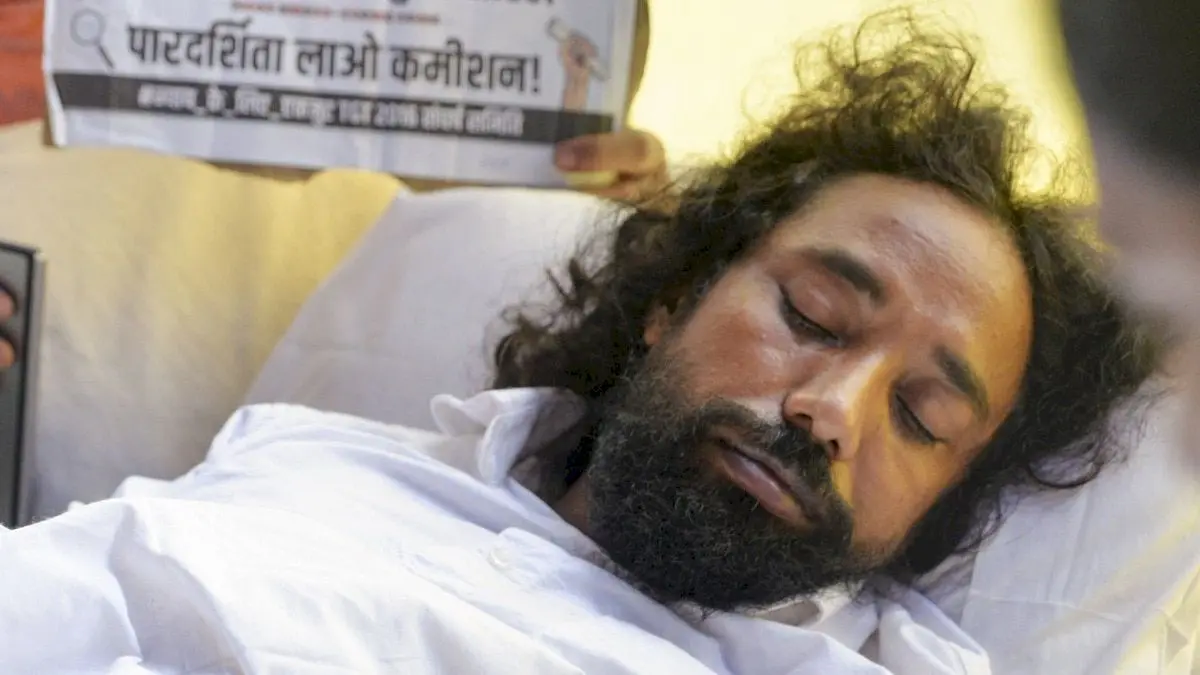 JPSC protest leader vows to continue fast despite health crisis