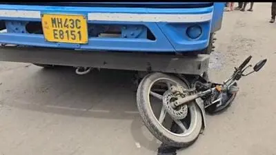 Gas truck kills biker in Vasai, driver held