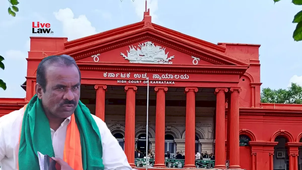 Karnataka HC rebukes BJP MLC for 'Pakistani' remark on IAS officer