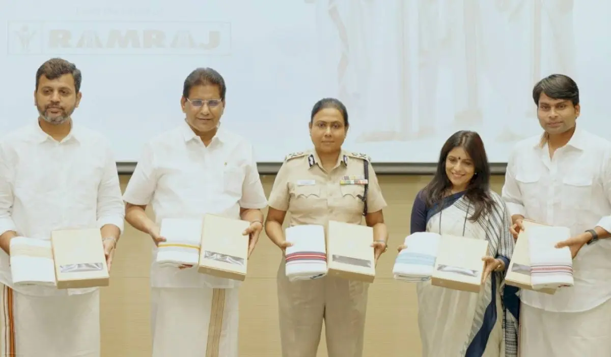 Ramraj Cotton launches Panchaa dhoti reviving Santhali weave