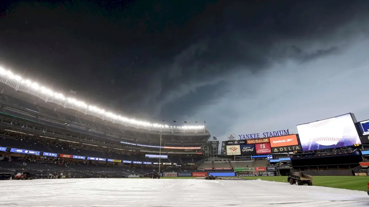 Rain delays Yankees-Braves game in Bronx