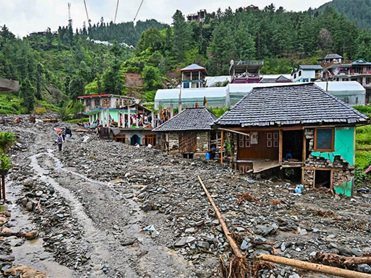 Himachal rains block 100 roads, knock out 66 power transformers