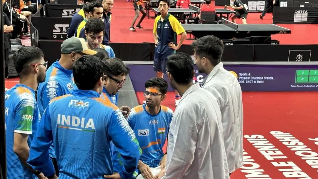 India women beat Australia 3-2 to reach Commonwealth TT semis