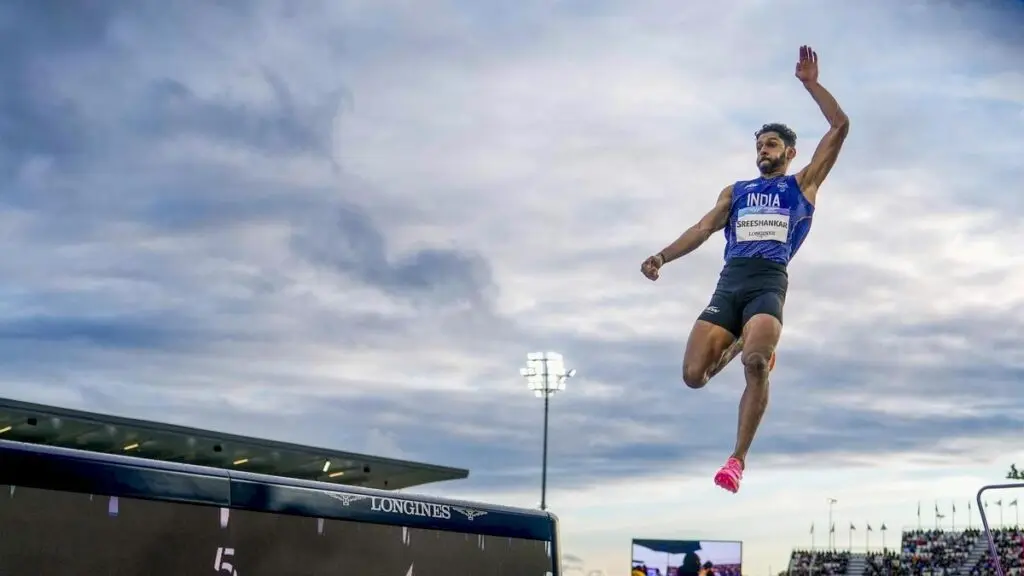 Sreeshankar wins second straight CWG long jump silver
