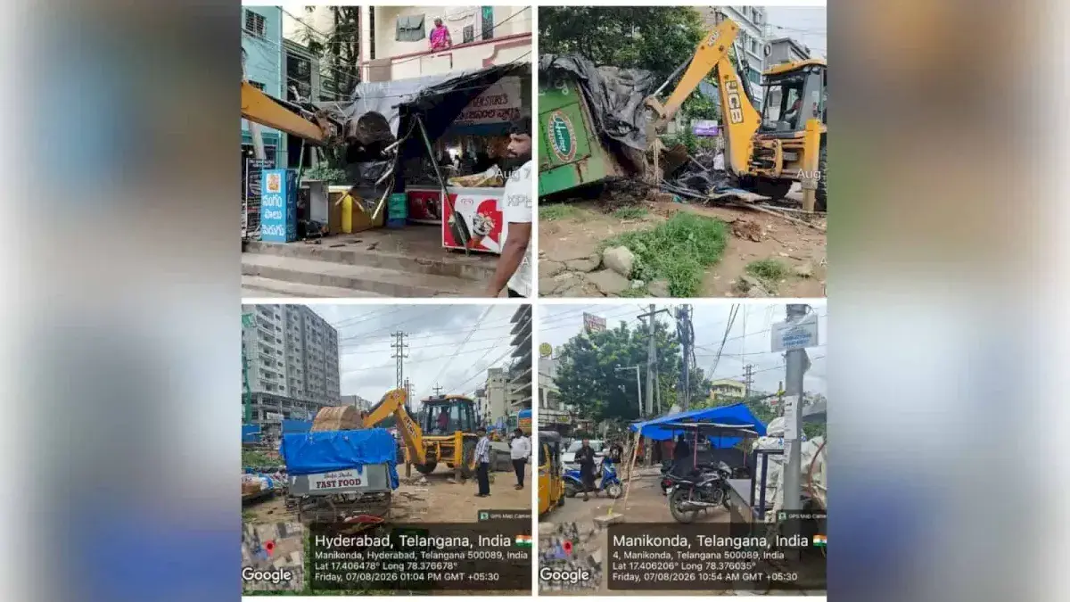 Cyberabad clears 290 encroachments across 14.1 km stretch