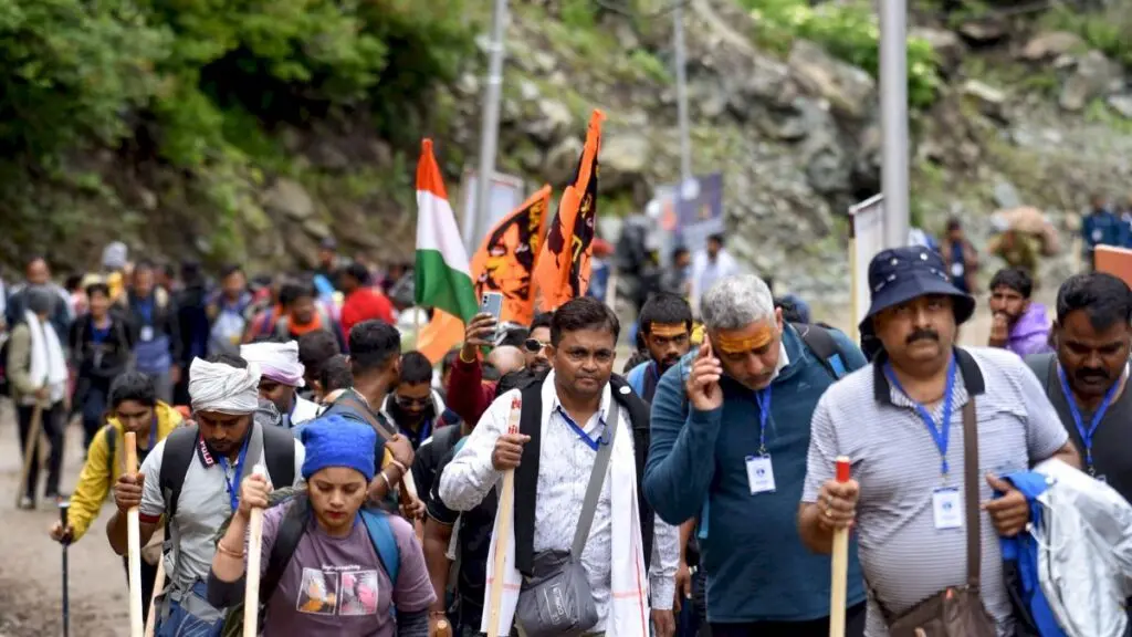 Amarnath Yatra suspended from Jammu as heavy rain continues