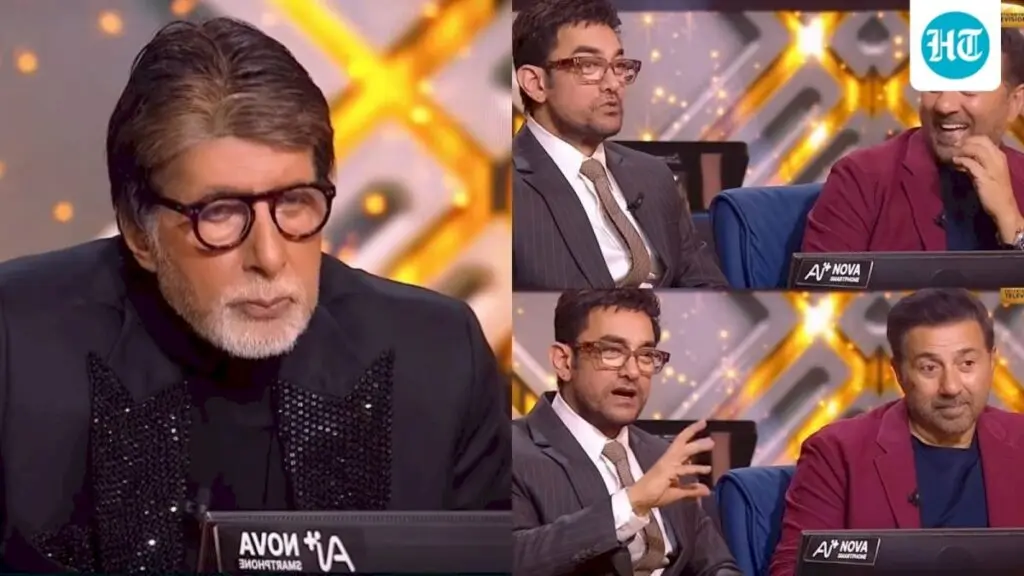 Aamir Khan, Sunny Deol grill Amitabh Bachchan on KBC 18's 'Sochna Padega'