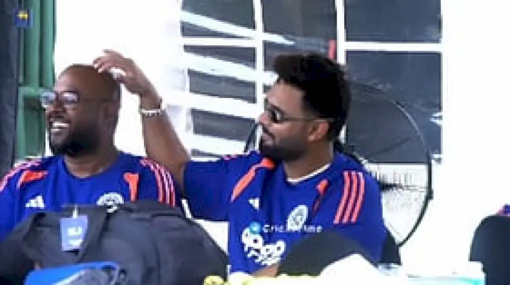 Rishabh Pant out for 2 after playful head-rub in warm-up