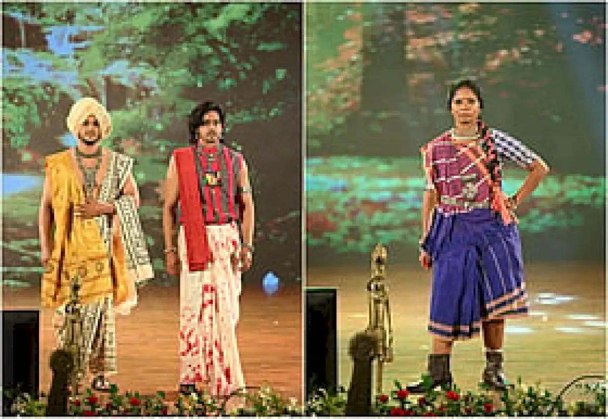 Ex-Maoist women walk the ramp in Chhattisgarh fashion show
