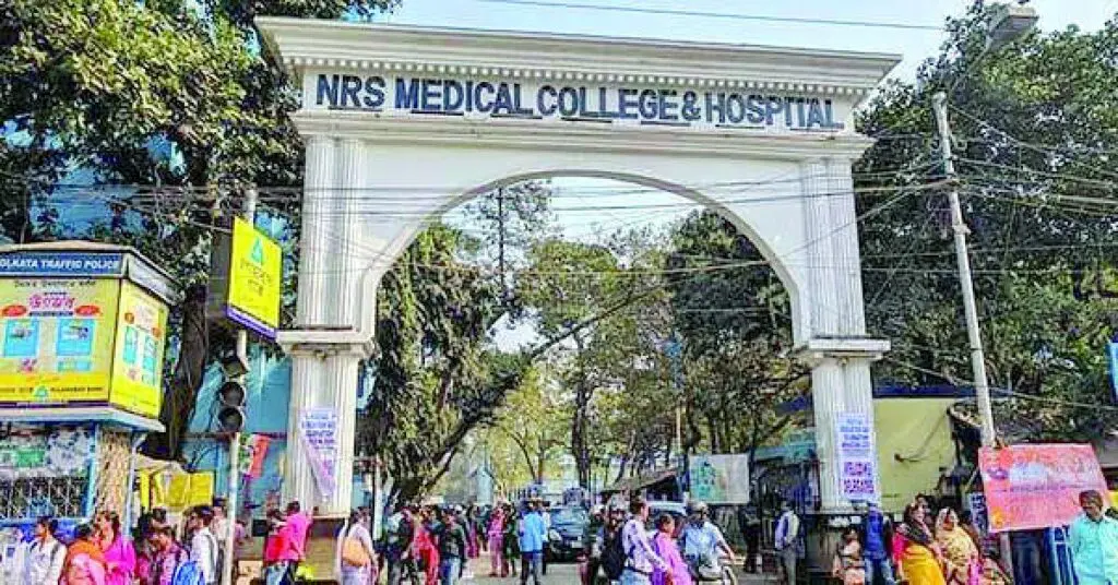NRS Hospital removes 14-inch tumour from woman's abdomen