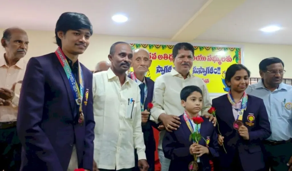 Yoga medallists honoured at renovated senior citizens hall