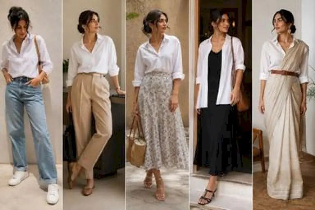 5 easy white shirt outfit ideas for any occasion