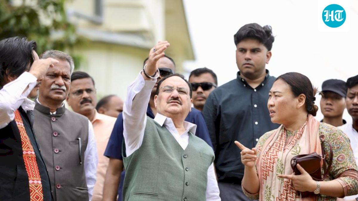 JP Nadda visits Nagaland's Mon district, assures Centre support after landslide